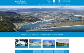 screenshot whakatane information centre homepage 