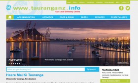 Tauranga Information Portal Website Screenshot