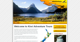 screenshot kiwi adventure tours