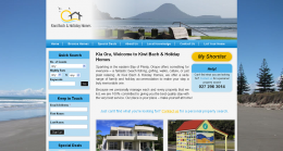 screenshot kiwi bach & holiday homes