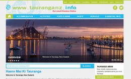 Tauranga Information Portal Website Screenshot