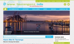 Tauranga Information Portal Website Screenshot